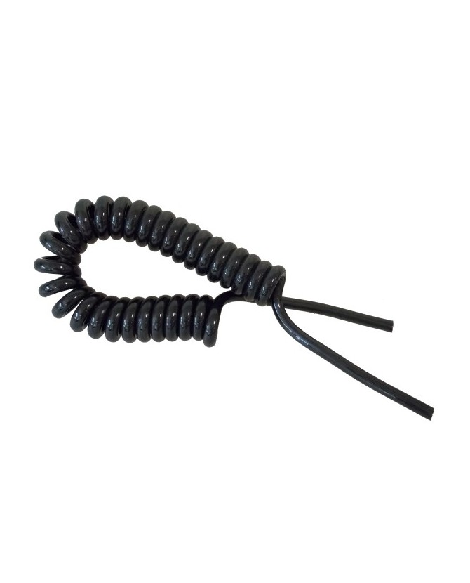 Cabo Espiral 1x35mm - 3,5mt (Preto)